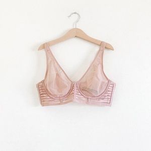 NWT Victoria’s Secret Pink Unlined Plunge Bra 34C